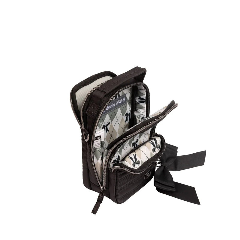 LUG - Skeeter Mini Bridge Love Convertible Crossbody with Bow Luggage & Bags BLACK