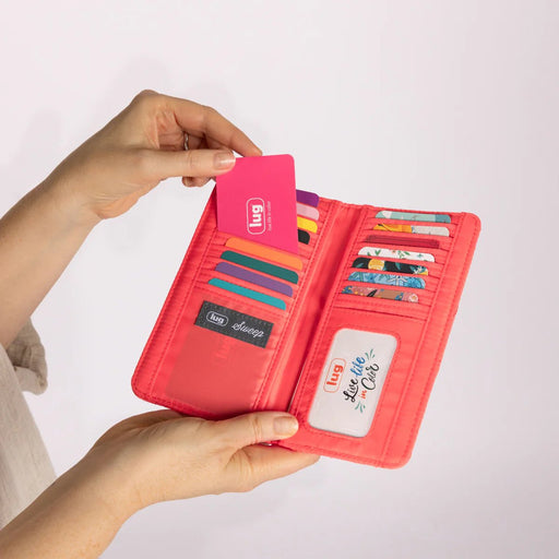LUG - Sweep Slim Flap Wallet Luggage & Bags PINK GRAPEFRUIT