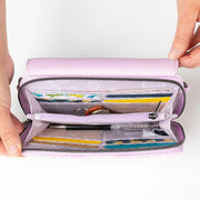 LUG - Vault Matte Luxe VL RFID Convertible Crossbody Luggage & Bags METALLIC BUBBLE BLUE