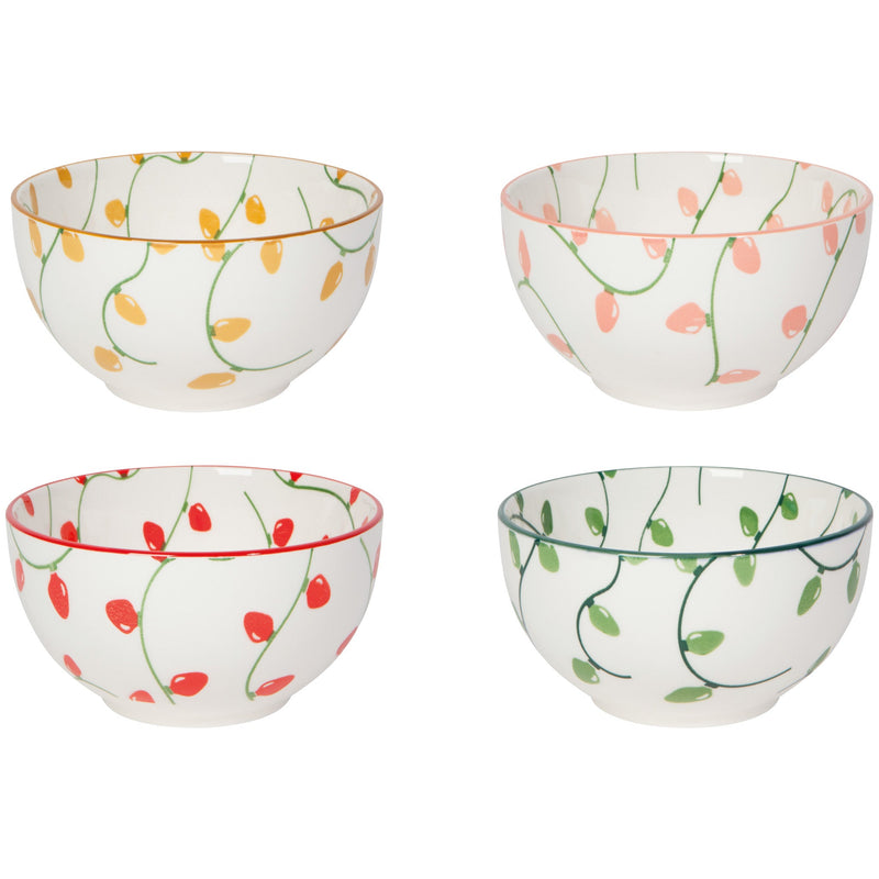 Jubilee - Holiday Glow Christmas Bowls Set of 4