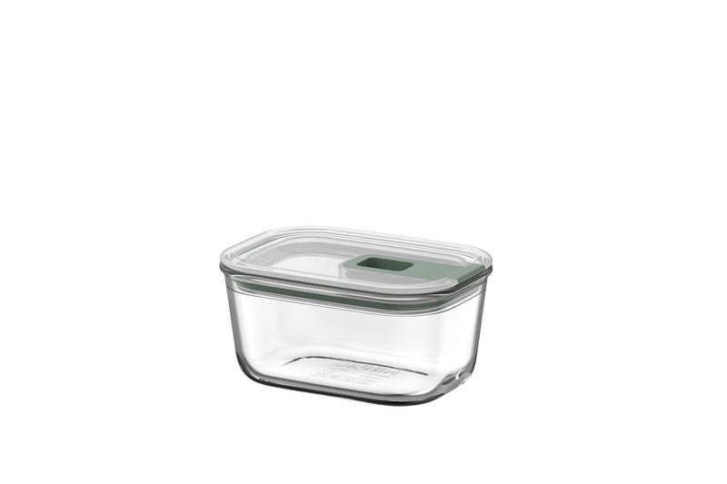 Mepal - EasyClip 2.0 Rectangular Glass Box 450ml - 15oz Nordic - Sage