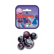 Mega Marbles - Octopus Glass Marble Game Net (25-Piece) - themed pack and marble design