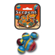 Mega Marbles - Serpent Glass Marble Game Net (25-Piece) - themed pack and marble design