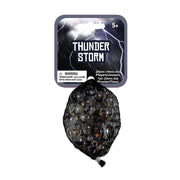 Mega Marbles - Thunder Storm Glass Marble Game Net (25-Piece) - themed pack and marble design