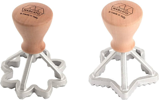 Marcato - Biscottini Stamp Kit é Star 65 mm + Flower 70 mm Cookie Tools Home & Kitchen