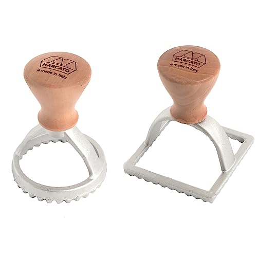 Marcato - Ravioli Stamp and Combo Set for Handmade Pasta and Filled Dumplings Home & Kitchen Oval