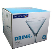 Luminarc – Cachet Martini Glasses – 10 fl oz – 4 Pieces – product view