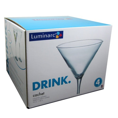 Luminarc – Cachet Martini Glasses – 10 fl oz – 4 Pieces – product view