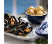 Mason Cash Nautical Shell Serving Platter, White – gallery view