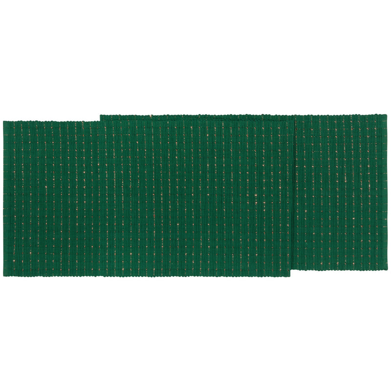 Now Designs - Green Copper Ribbed Runner
