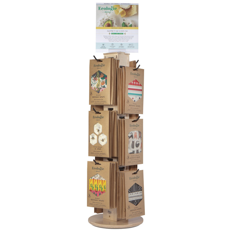 Now Designs - Beeswax Wrap Counter Display