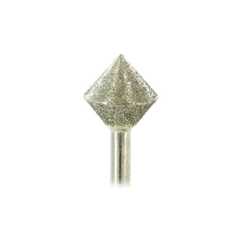 Medicool B9 medium-grit diamond saucer nail drill bit, working head detail