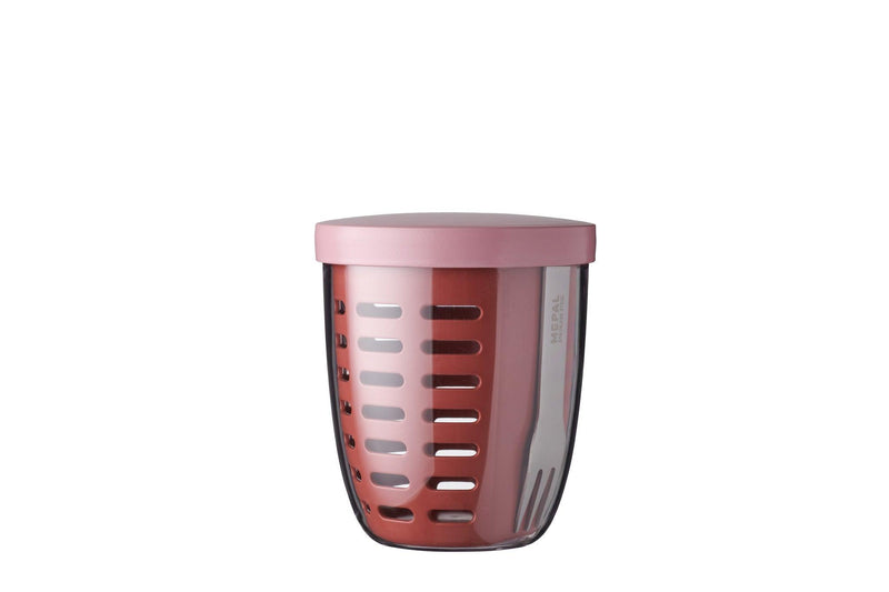 Mepal - Ellipse Fruit & Veggie Pot For Fresh Storage Home & Kitchen Vivid Mauve