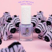 Miss Nella Peel-Off Nail Polish Sparkly Zebra | 4 mL additional official product view