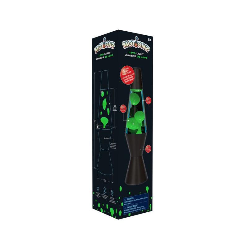 Motionz Lava Light green lava retail box