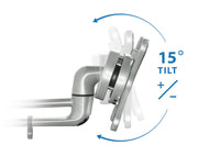 Mount-It! MI-732 Articulating Dual Monitor Desk Mount – Silver – gallery detail 9