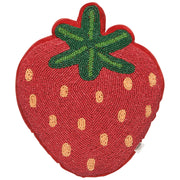 Danica - Berry Sweet Beaded Throw Pillow