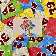Musoka Pop! multicolour chief card surrounded by numbered cards