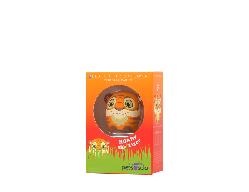 My Audio Pet ROARy the Tiger SOLO retail packaging