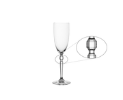 Nachtmann - Heritage - Champagne Glasses (Set of 2) - design detail