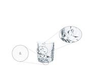 Nachtmann - Sculpture - Whisky Tumbler (Set of 4) - design detail