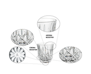 Nachtmann - Noblesse - Barista Cappuccino / Flat White Glasses (Set of 2) - design detail