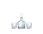 Nachtmann - Sculpture - Whisky Decanter Set (3-Piece Set) - product view
