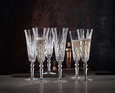 Nachtmann - PALAIS - Taper Champagne Glass (Set of 6) Home & Kitchen
