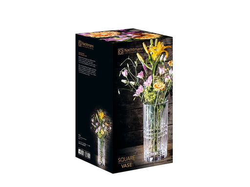 Nachtmann - SQUARE VASE LG 28CM Home & Kitchen