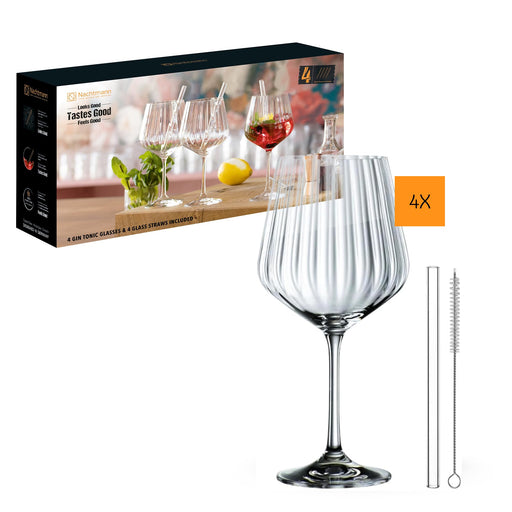 Nachtmann - TASTE GOOD GIN & TONIC S/4+4 Home & Kitchen