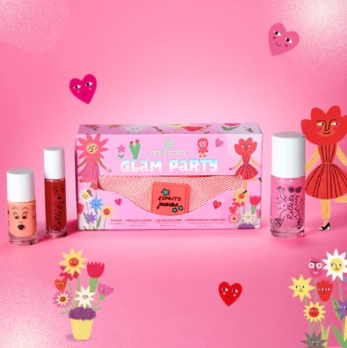 Nailmatic - Kids - Glam Party Makeup Gift Set with Belt Bag - product view