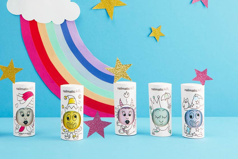 Nailmatic - Kids - Lulu Water-Based Nail Polish - Pearly Yellow - product view