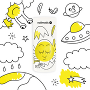 Nailmatic - Kids - Titi Water-Based Nail Polish - Neon Yellow Glitter - product view