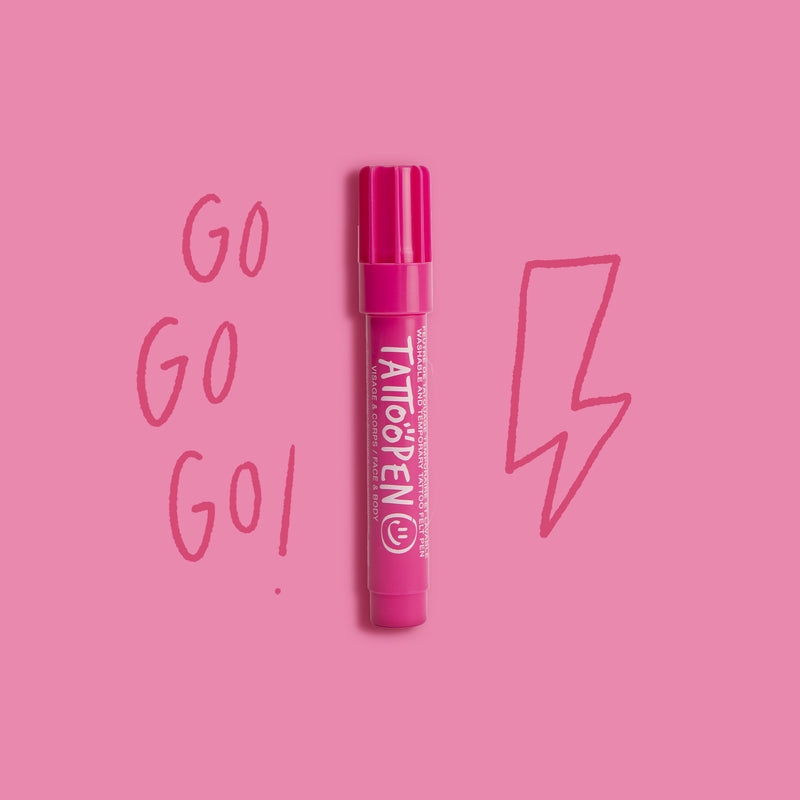 Nailmatic - Kids - Tattoopen Temporary Tattoo Pen - Pink - product view