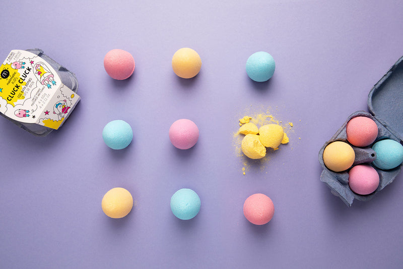 Nailmatic - Kids - Cluck-Cluck Egg Bath Bombs (4-Pack) - product view