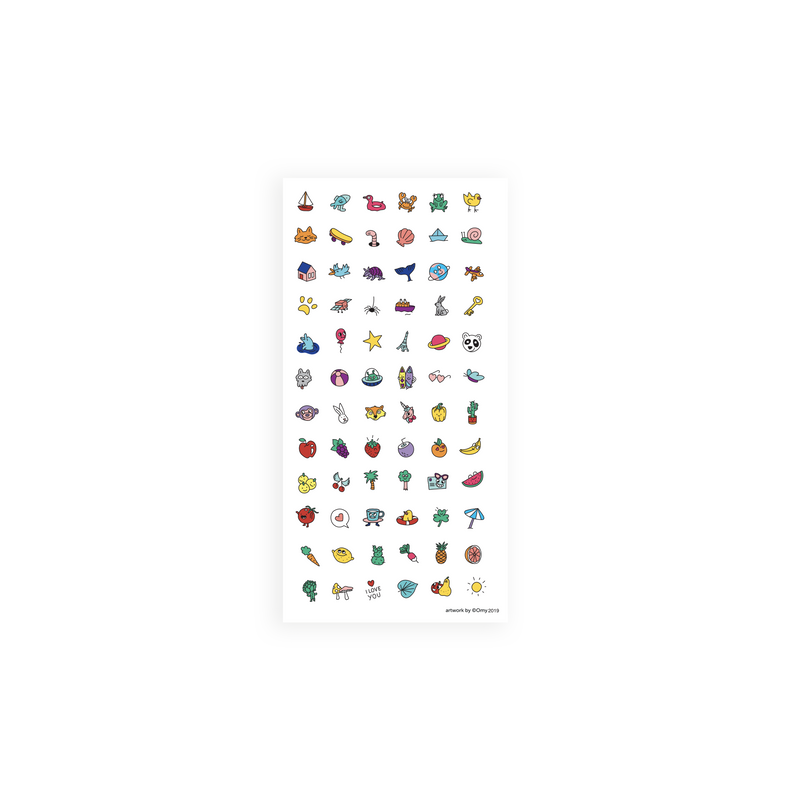 Nailmatic - Kids - Happy Nails Nail Stickers (72 Pieces) - product view