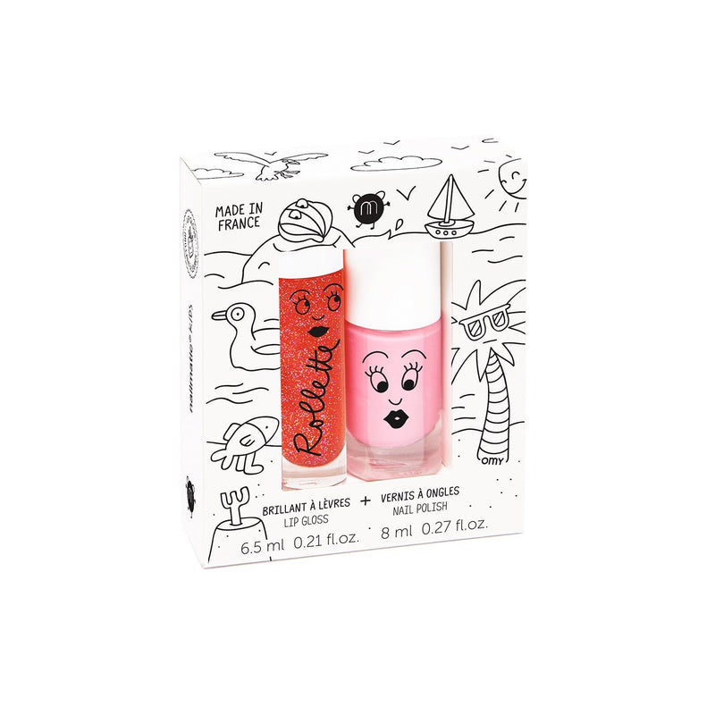 Nailmatic - Kids - Holidays Nail Polish and Rollette Lip Gloss Set - product view