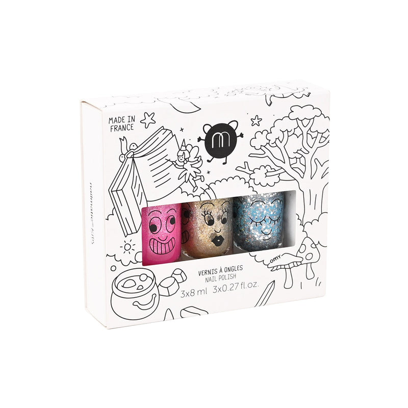 Nailmatic - Kids - Fairy Water-Based Nail Polish (3-Pack) - product view