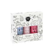 Nailmatic - Kids - Mermaid Water-Based Nail Polish (3-Pack) - product view