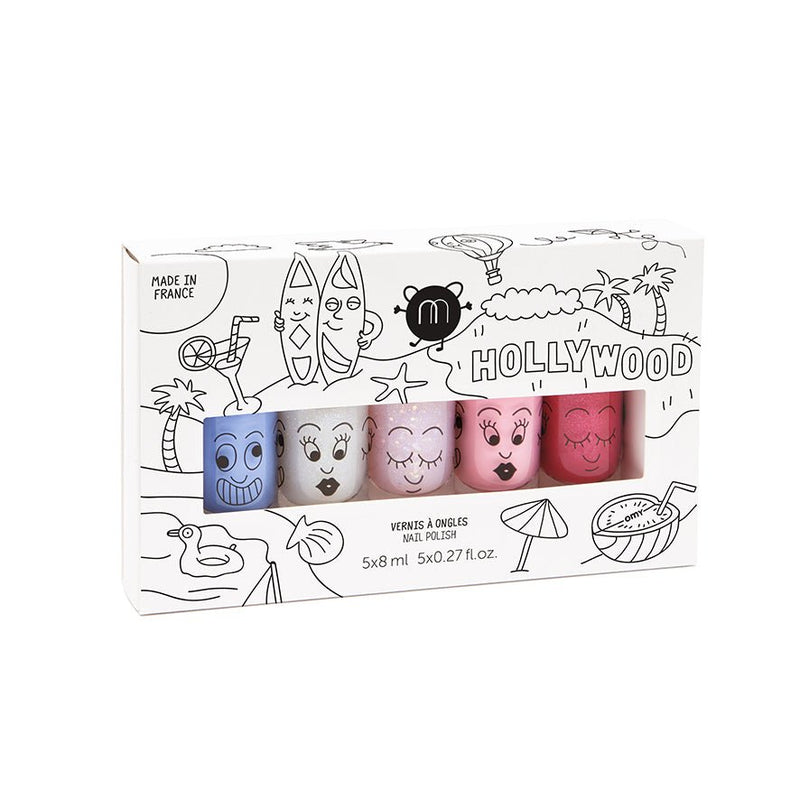 Nailmatic - Kids - Hollywood Water-Based Nail Polish (5-Pack) - product view