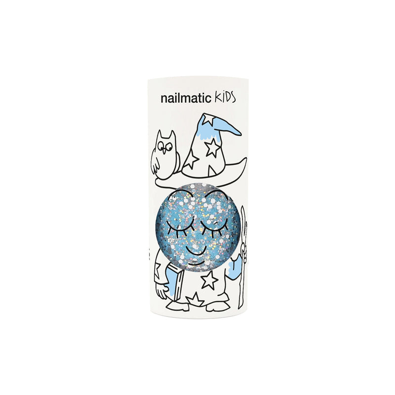 Nailmatic - Kids - Luna Water-Based Nail Polish - Sparkling Blue - product view
