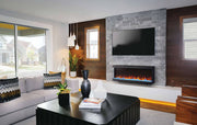 Napoleon - Trivista Pictura Three-Sided Electric Fireplace - NEFL50H-3SV — installed room view.