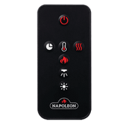 Napoleon - Trivista Pictura Three-Sided Electric Fireplace - NEFL50H-3SV — included remote control.
