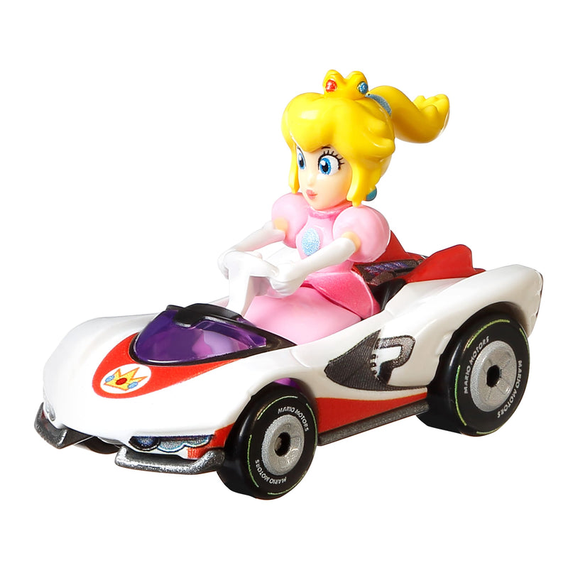 Hot Wheels - Mario Kart 1:64 Scale Die-Cast Vehicle - Princess Peach