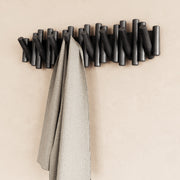 Umbra Picket Wall Hook - Black, 8 hooks