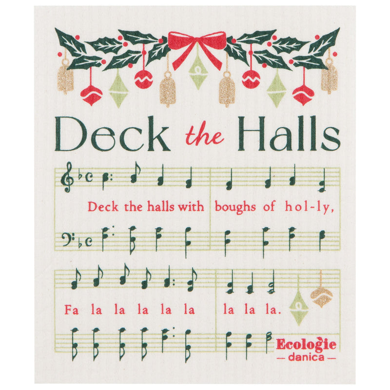 Now Designs - Christmas Carol Christmas Swedish Dishcloth