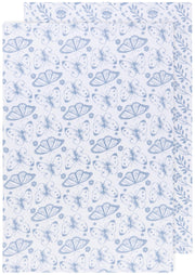 Now Designs - Floursack Dishtowels Set of 2 Home & Kitchen Slate Blue