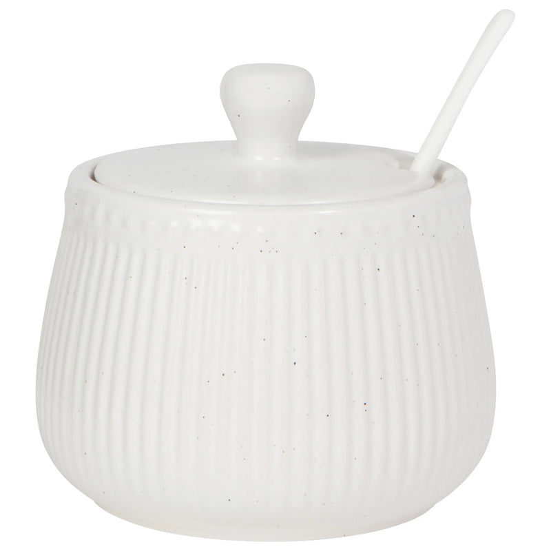 Now Designs - White Sugar Pot