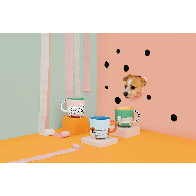 Danica Jubilee - Dotty Cat Critter Mug | 444 mL / 15 fl oz