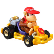 Hot Wheels - Mario Kart 1:64 Scale Die-Cast Vehicle - Diddy Kong - Product detail or play view 2